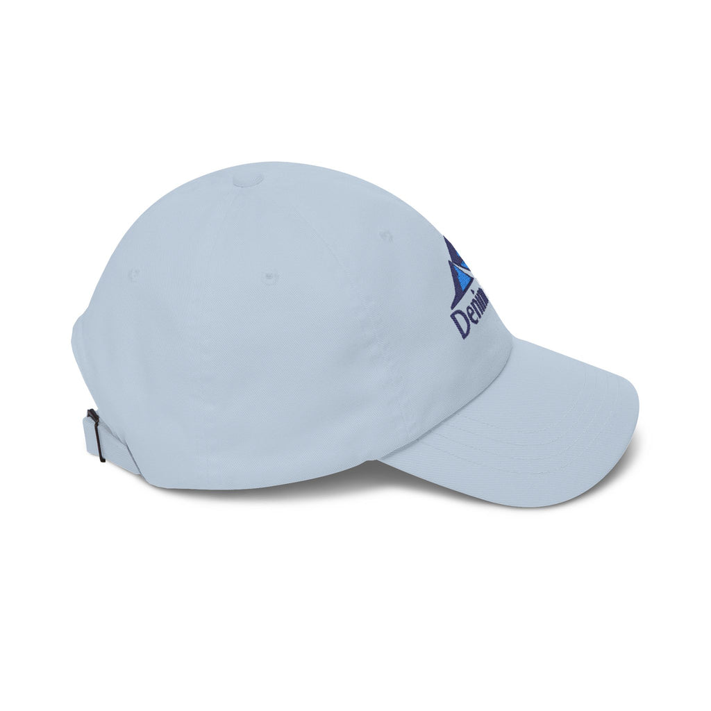 Denim Blues Mountain Cap — Embroidered Blue Mountain Logo Hat