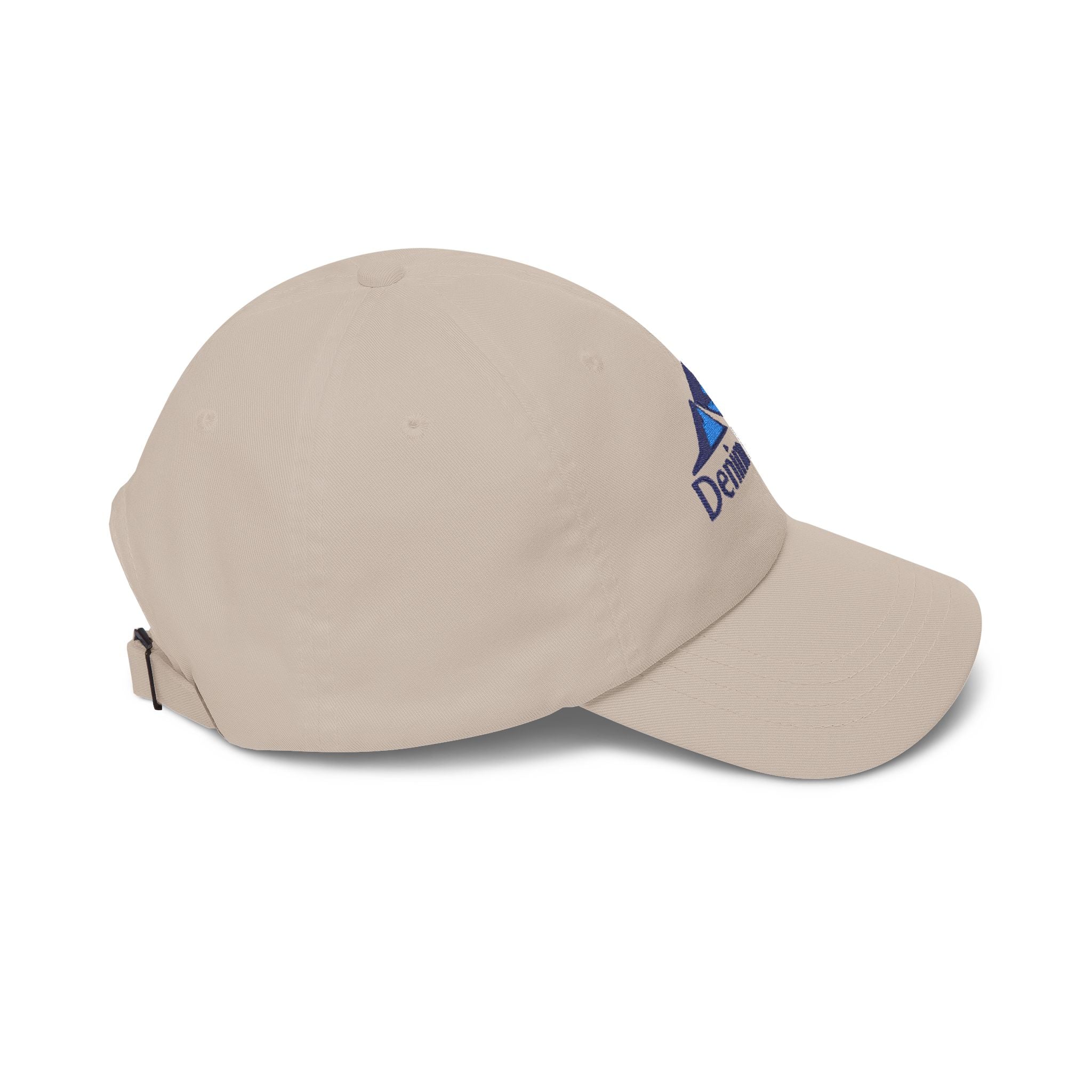 Denim Blues Mountain Cap — Embroidered Blue Mountain Logo Hat