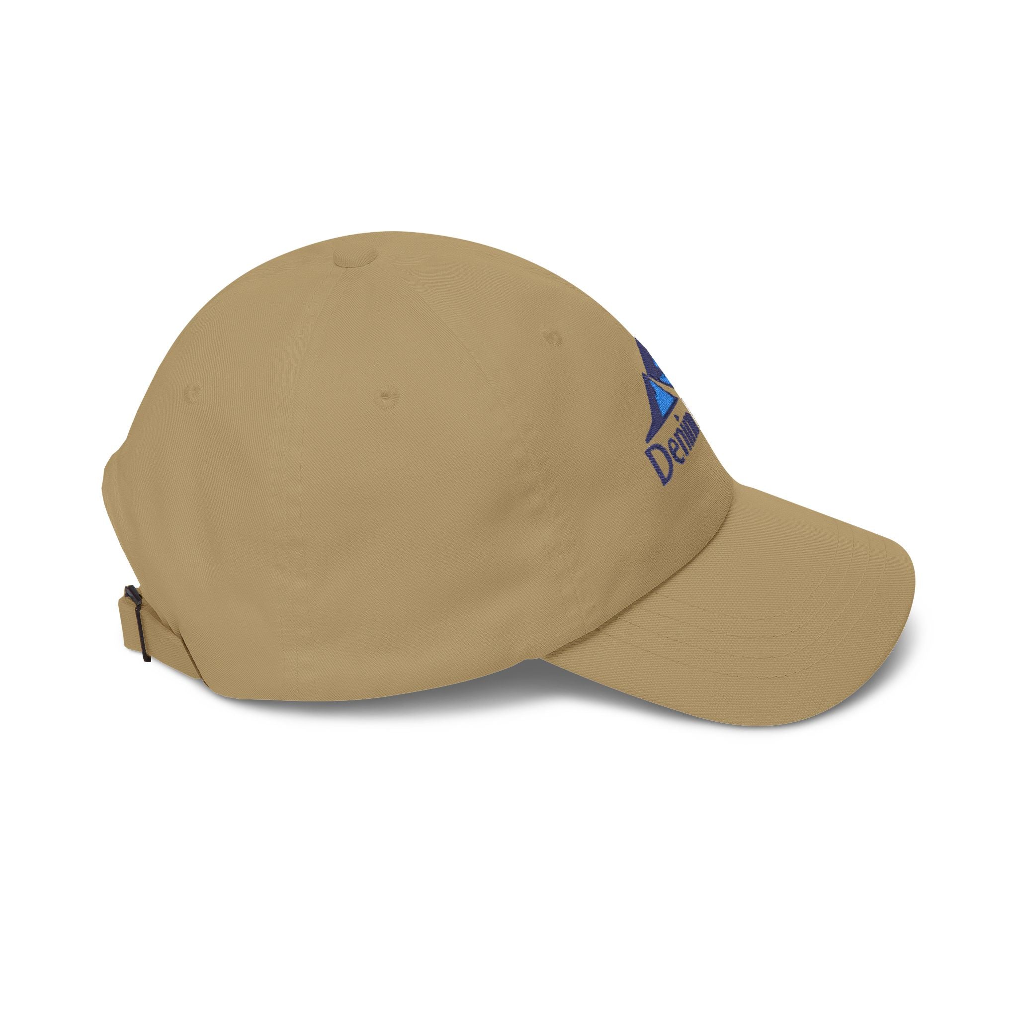 Denim Blues Mountain Cap — Embroidered Blue Mountain Logo Hat