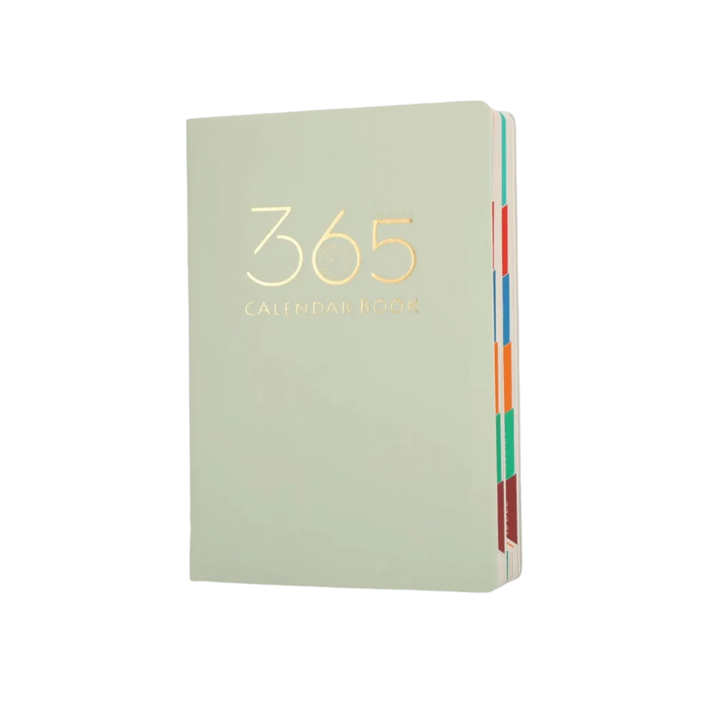 Goals Organizer 320 Sheets A5 Journal Textured PU Pen Loop Daily Journal Elastic Bond Monthly Index Daily Planner Workplace