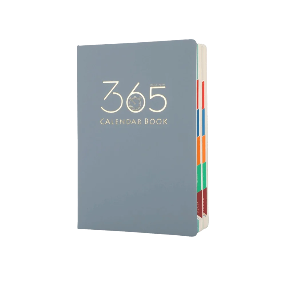 Goals Organizer 320 Sheets A5 Journal Textured PU Pen Loop Daily Journal Elastic Bond Monthly Index Daily Planner Workplace