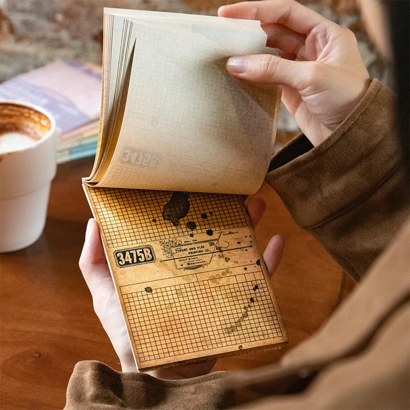 Journal GO 30pages Classic Collection Vintage Journaling Book Retro Note Scrapbook Old Memories Material Book Notebook Sationery