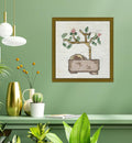 Bonsai Plant Cross Stitch Pattern