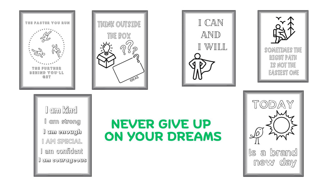 Motivational Quotes Coloring Book: Self-Healing Inspiration (Digital Download)